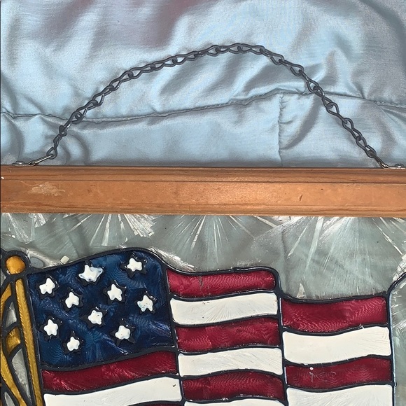 American Flag Hanging Sun Catcher - Picture 2 of 6